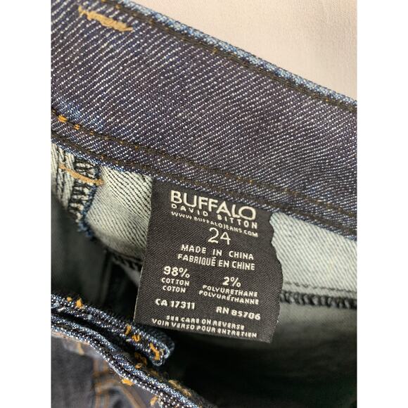 Buffalo David Bitton Roxie Low Rise Tulip Leg Denim Jeans Women's Size 24 New - Picture 11 of 11